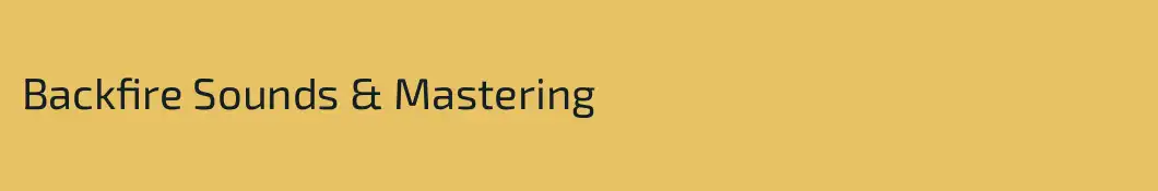 Backfire Sounds & Mastering